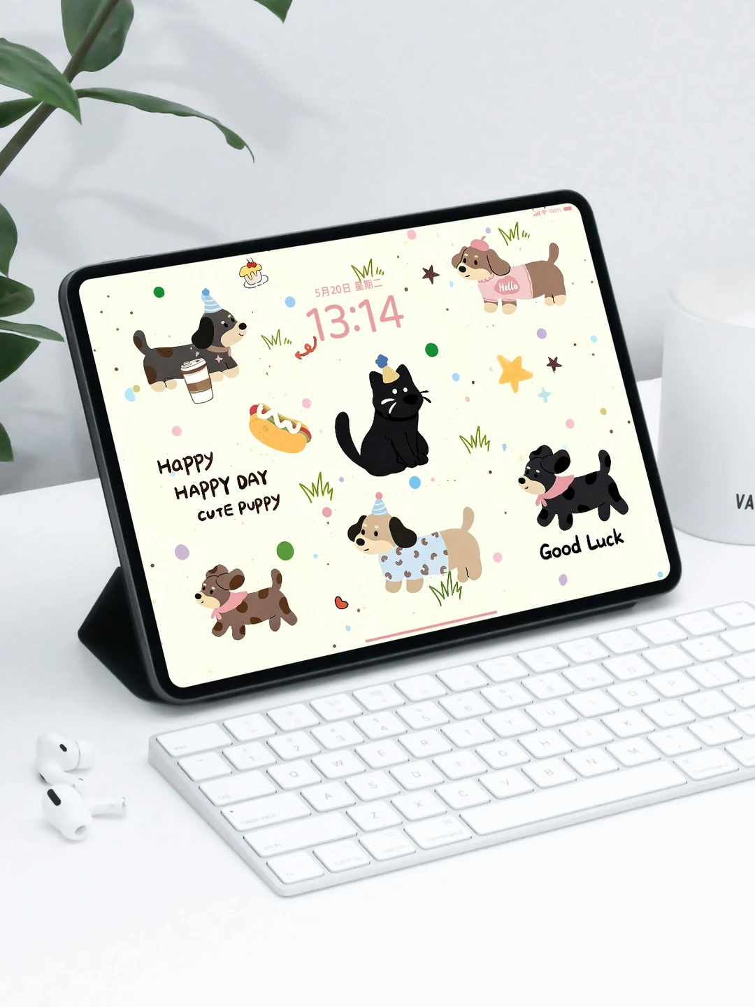 14 - 平板壁纸 | 猫与狗高清可爱壁纸