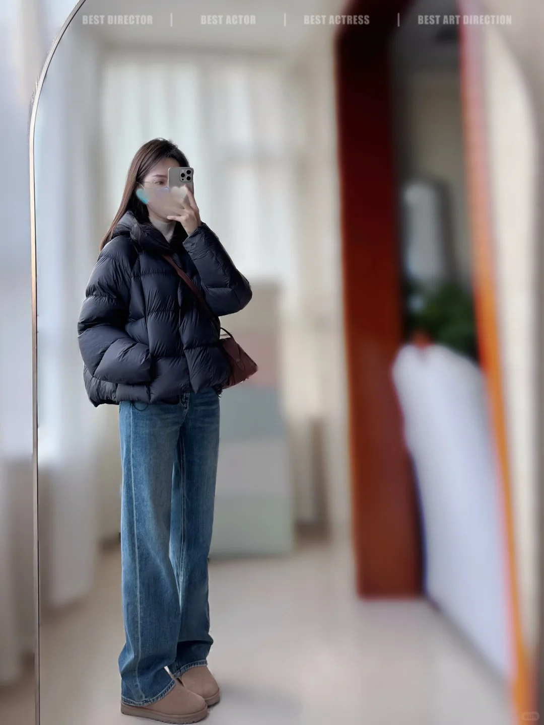 喜欢这种休闲穿搭～