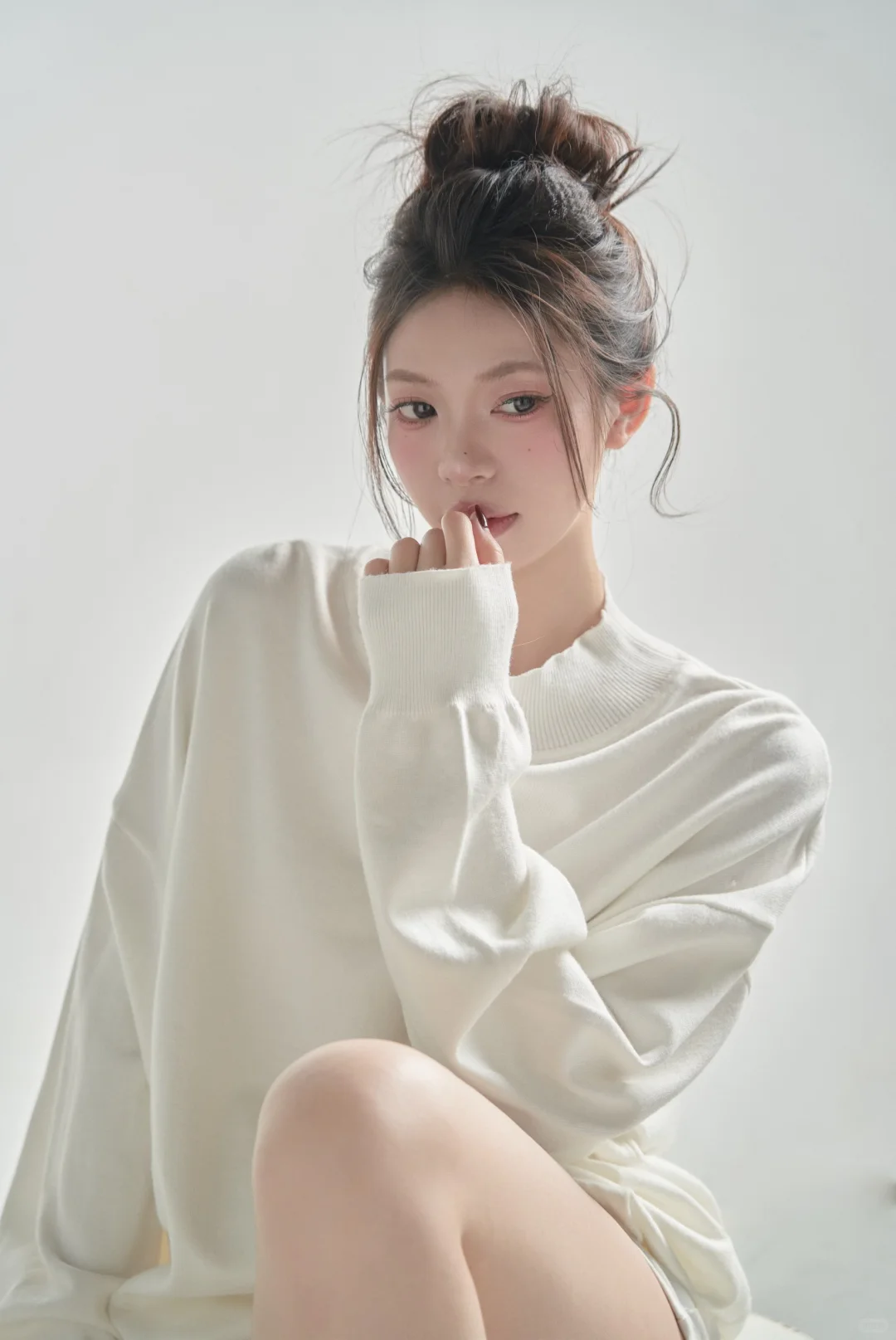 📸 模特写真日｜在纯白世界里做一天温柔本身