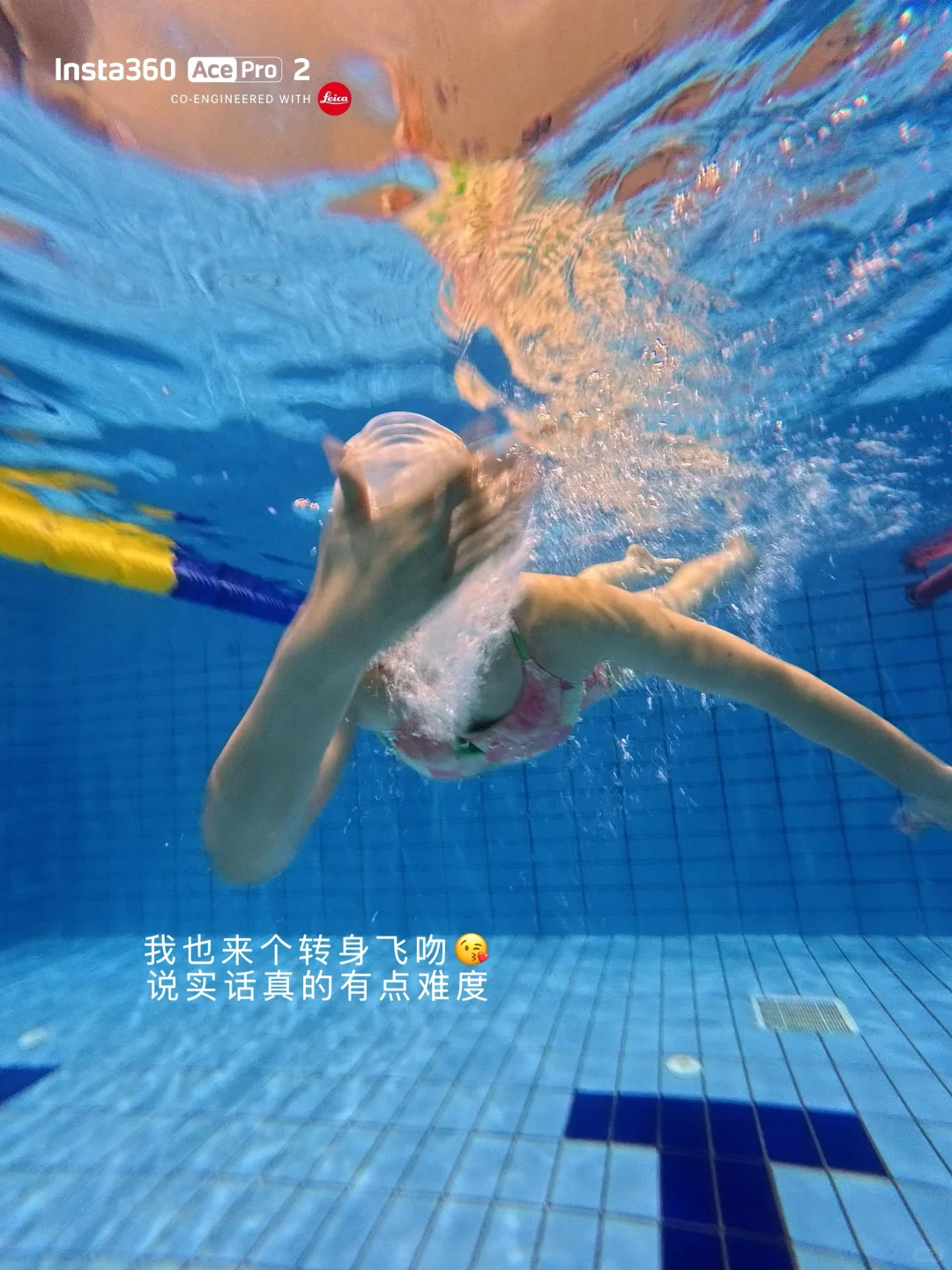 学游泳就是为了这张照片！