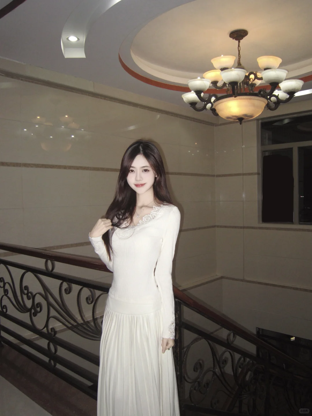 6w人看过的内搭蕾丝裙日常版！！好清冷