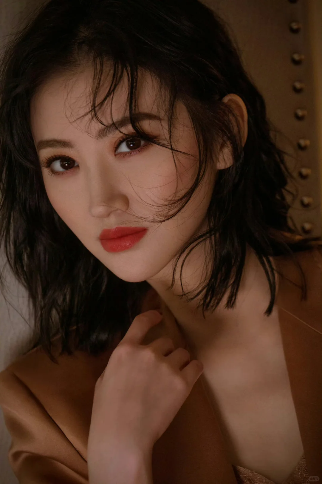 景甜 蕾丝露肤腿长两米