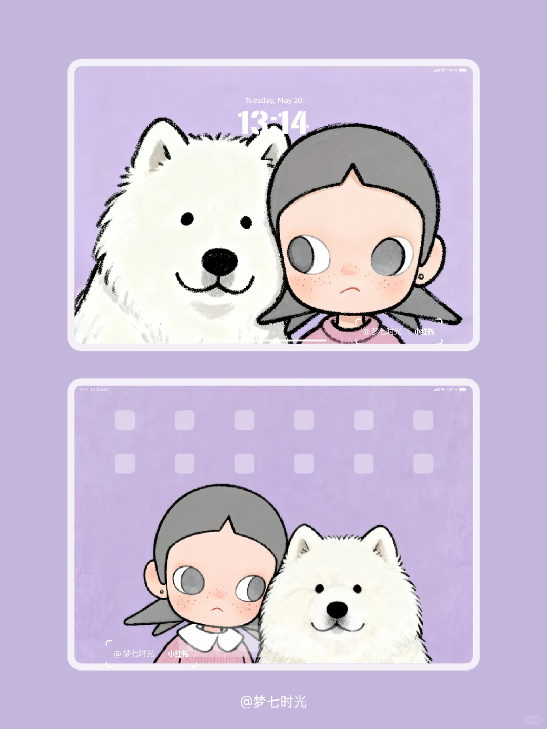 ipad壁纸|Zsiga·萨摩耶耶🐶＃153