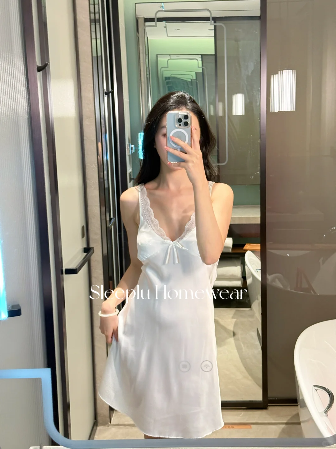 这是什么神仙睡裙！白月光‼️