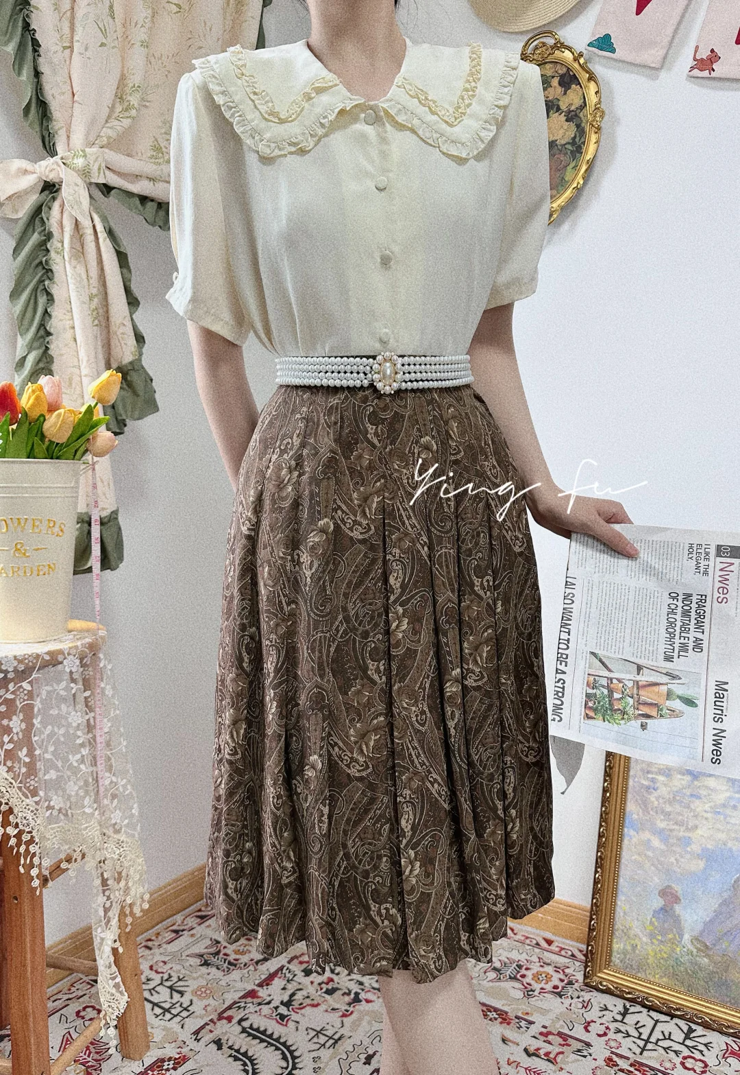 vintage ootd｜法式复古文艺气质穿搭