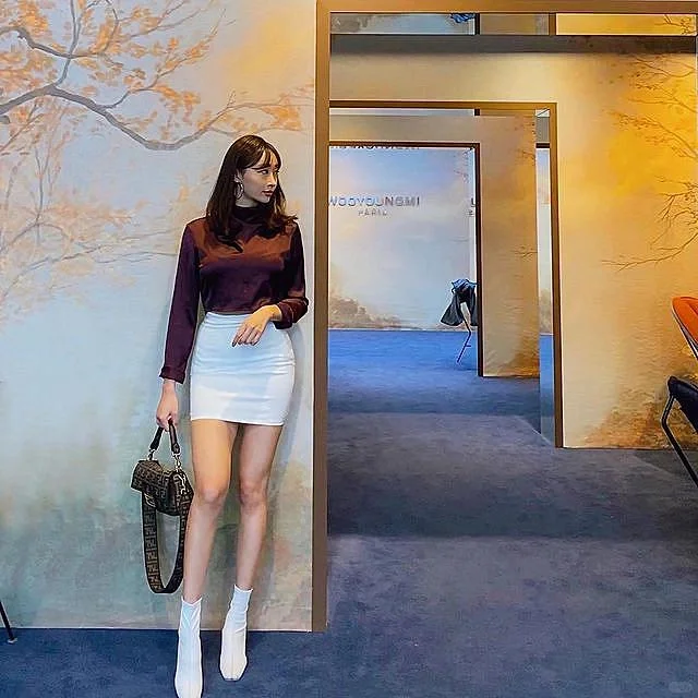 [ins美女]身材完美的大长腿女神模特写真③