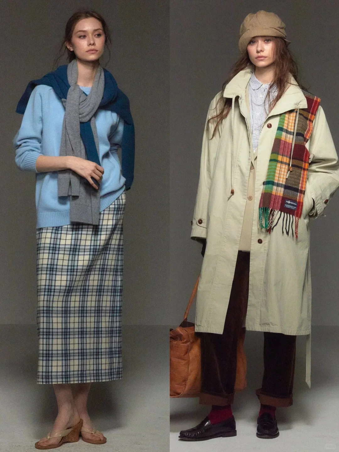 “时尚女编辑”90年代复古穿搭