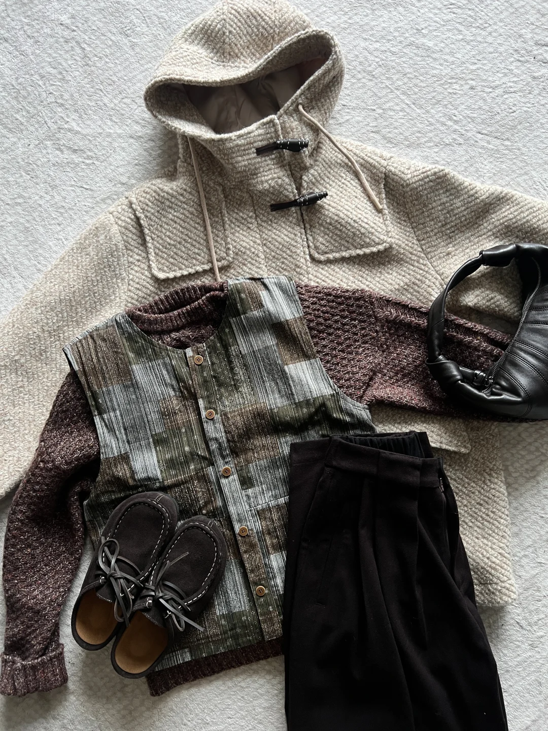 38岁中年少女复古穿搭过冬天18图🍂