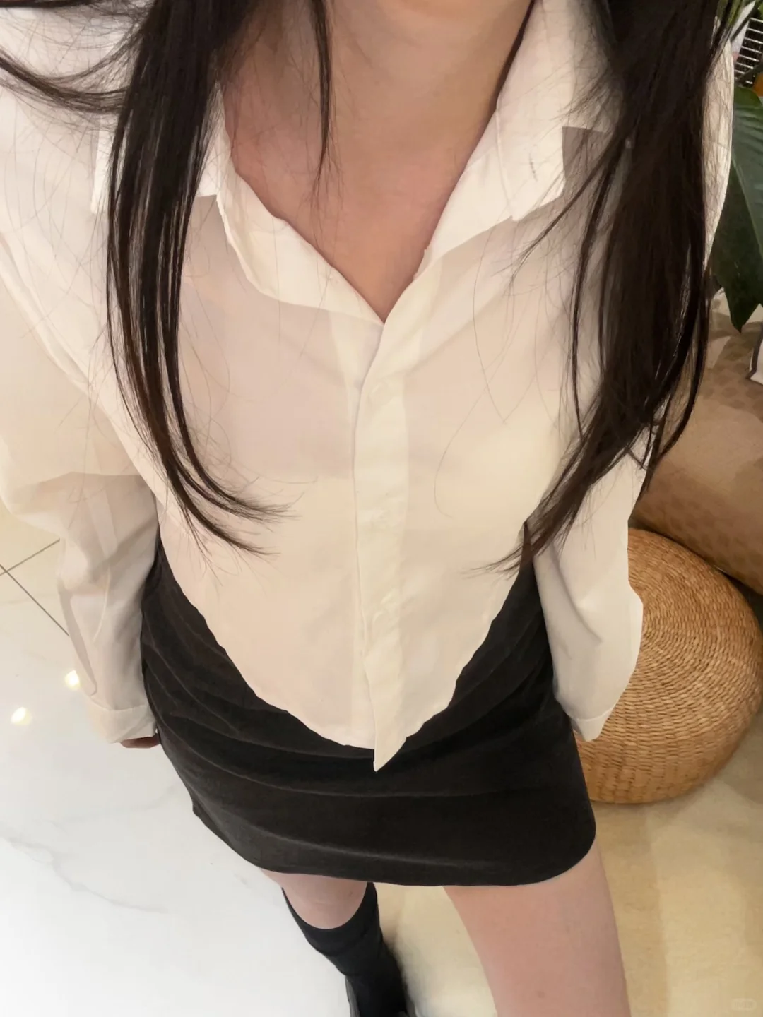 就这个白衬衫+包臀裙！！！又干净又御姐！！！