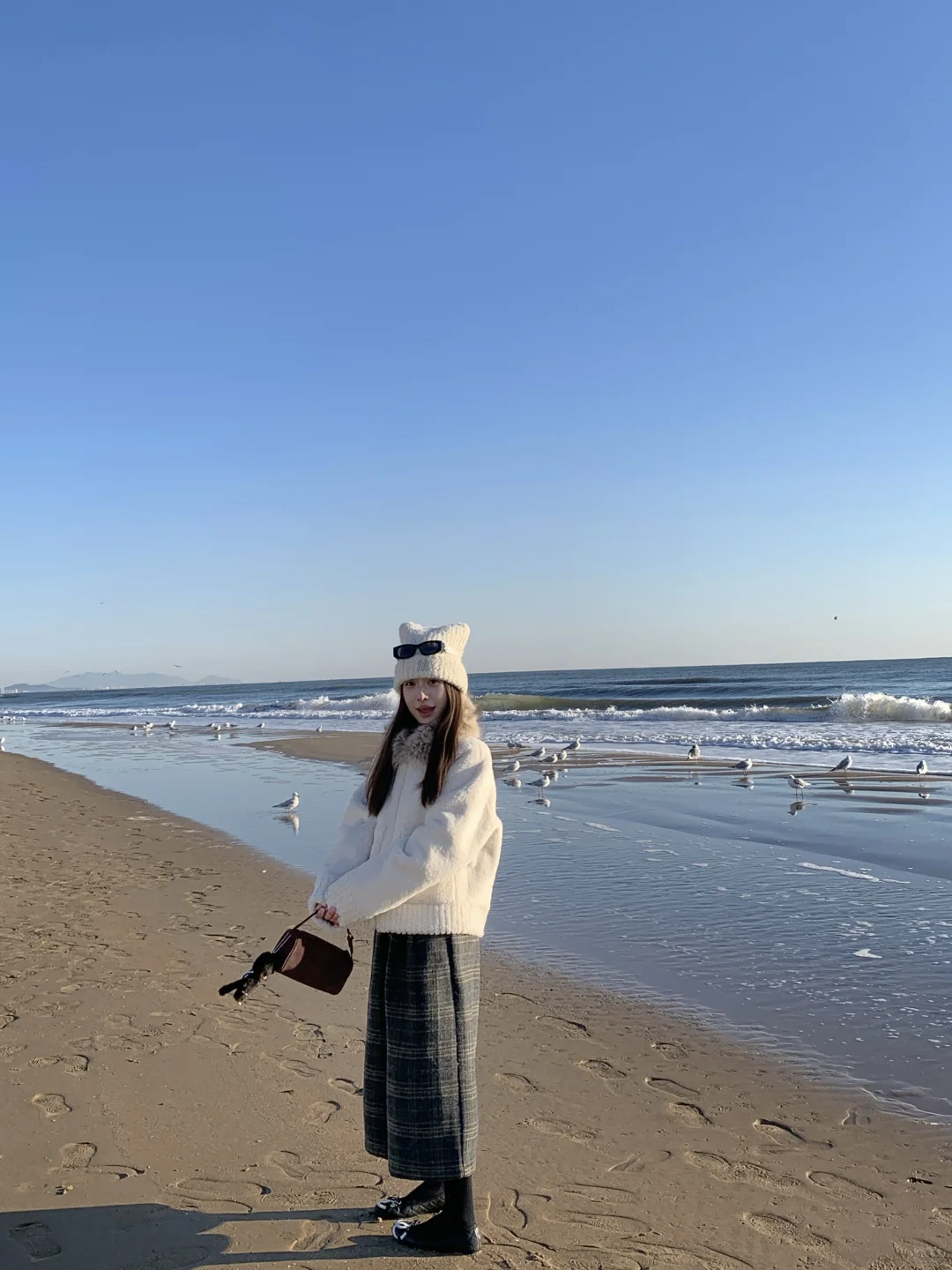 🌊冬天的海边真是好适合松弛感穿搭