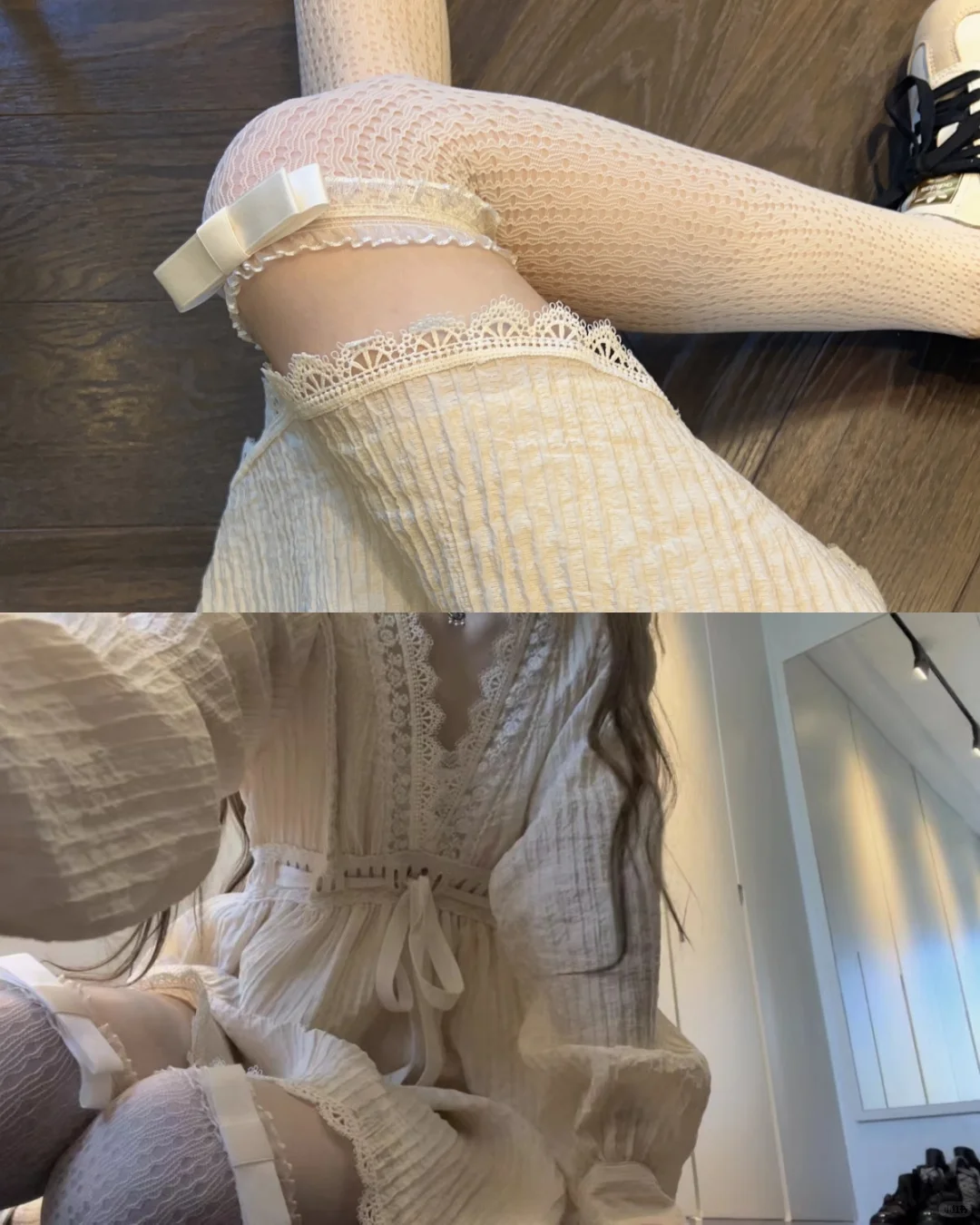 入秋的蕾丝连衣裙好心动!!清纯嘟 烧烧嘟!