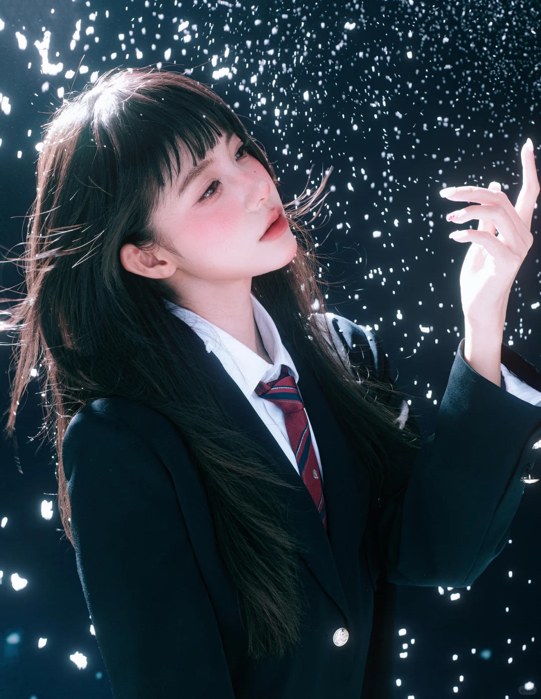 雪景写真|韩女申请出战❄️是心动的第N集