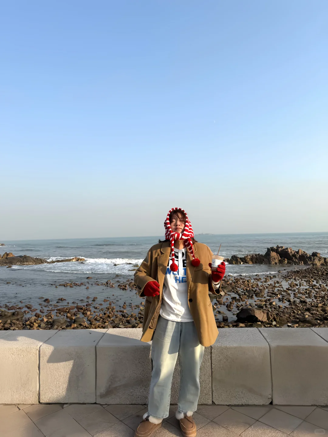 大码穿搭|青岛的海很浪漫🌊