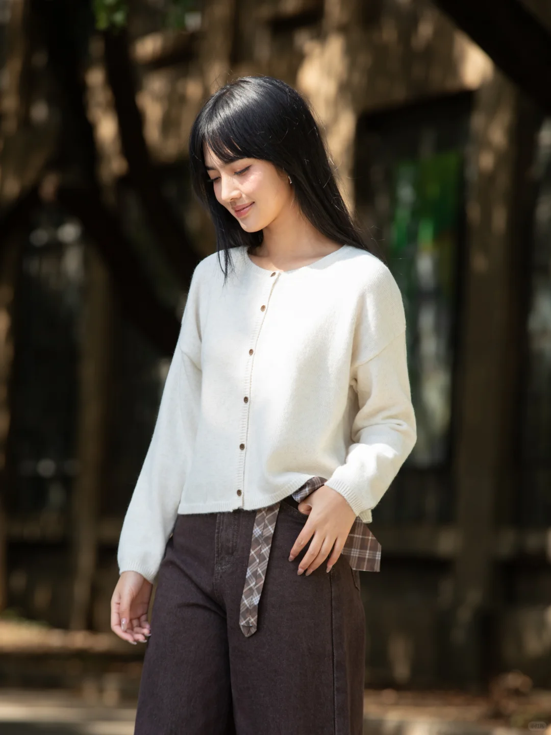 挖到宝！复古棕羽绒服显瘦又百搭