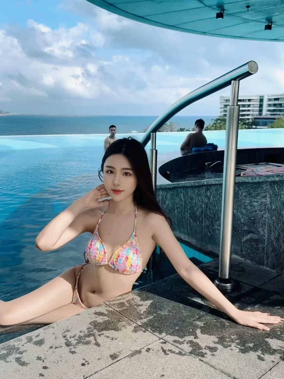 傲图格的无边泳池真的太绝了～