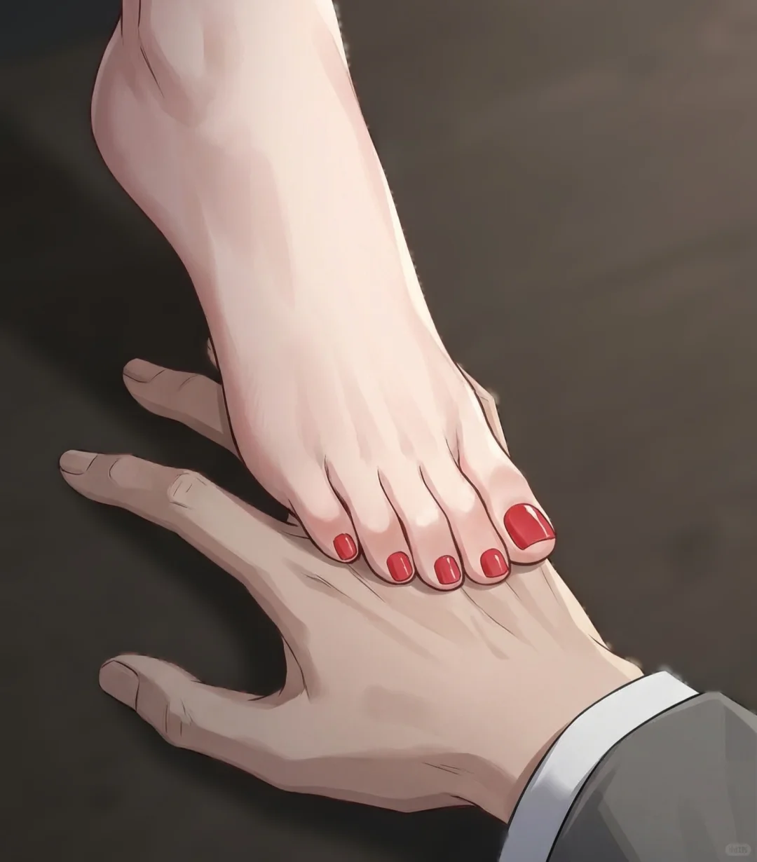 “宁姐，你的脚……我的手…呜呜……”