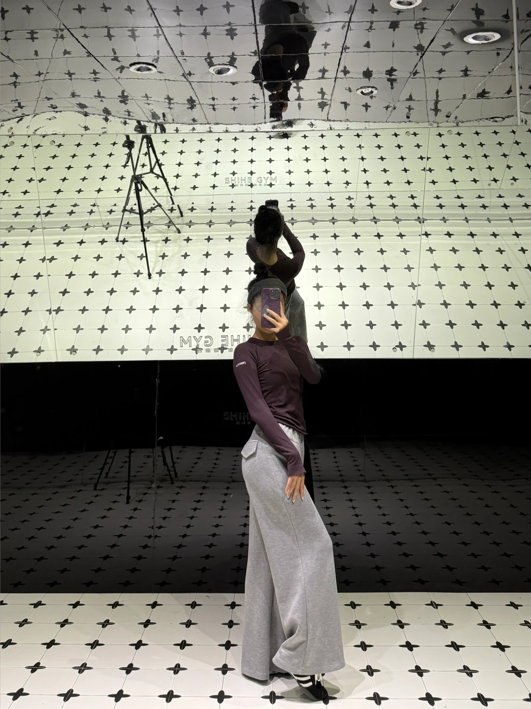 昨天穿这件瑜伽服上课，姐妹追着问链接