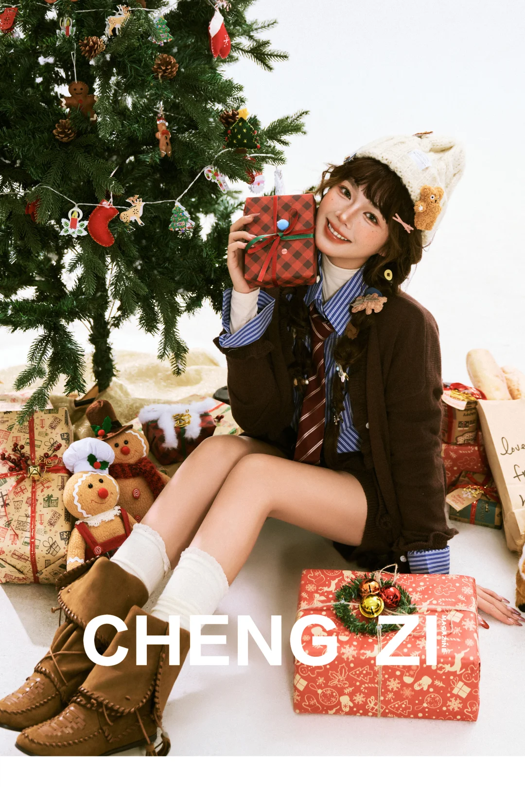 ❅ 提前过圣诞喽 🎄 00后的韩杂质感写真