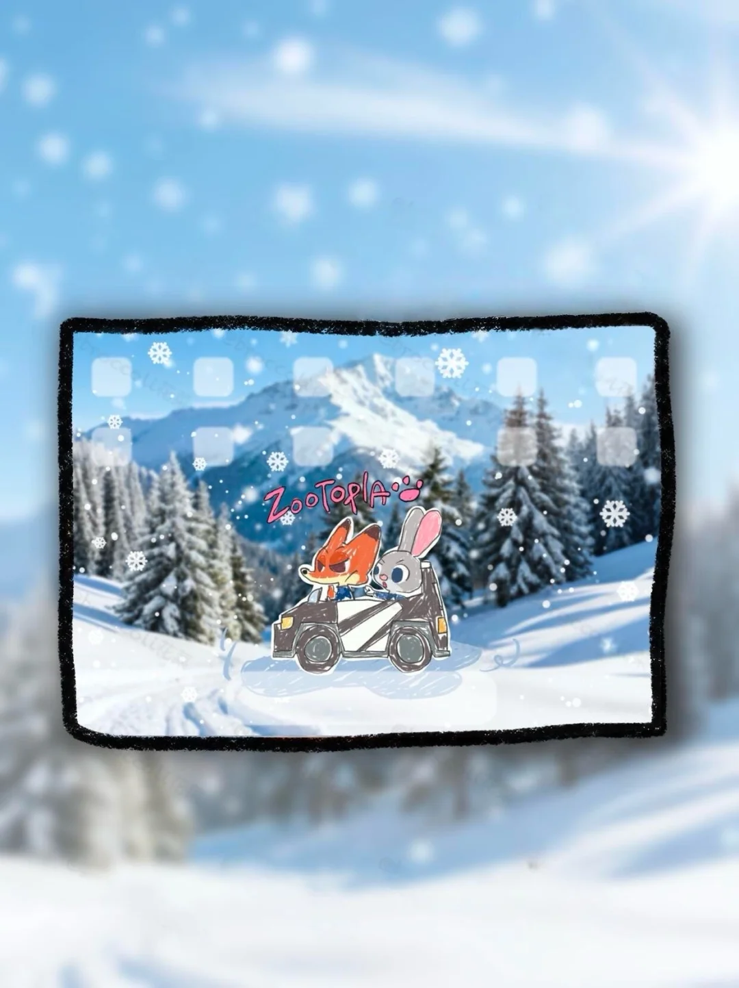 疯狂动物城 ❄️冬日治愈 平板壁纸