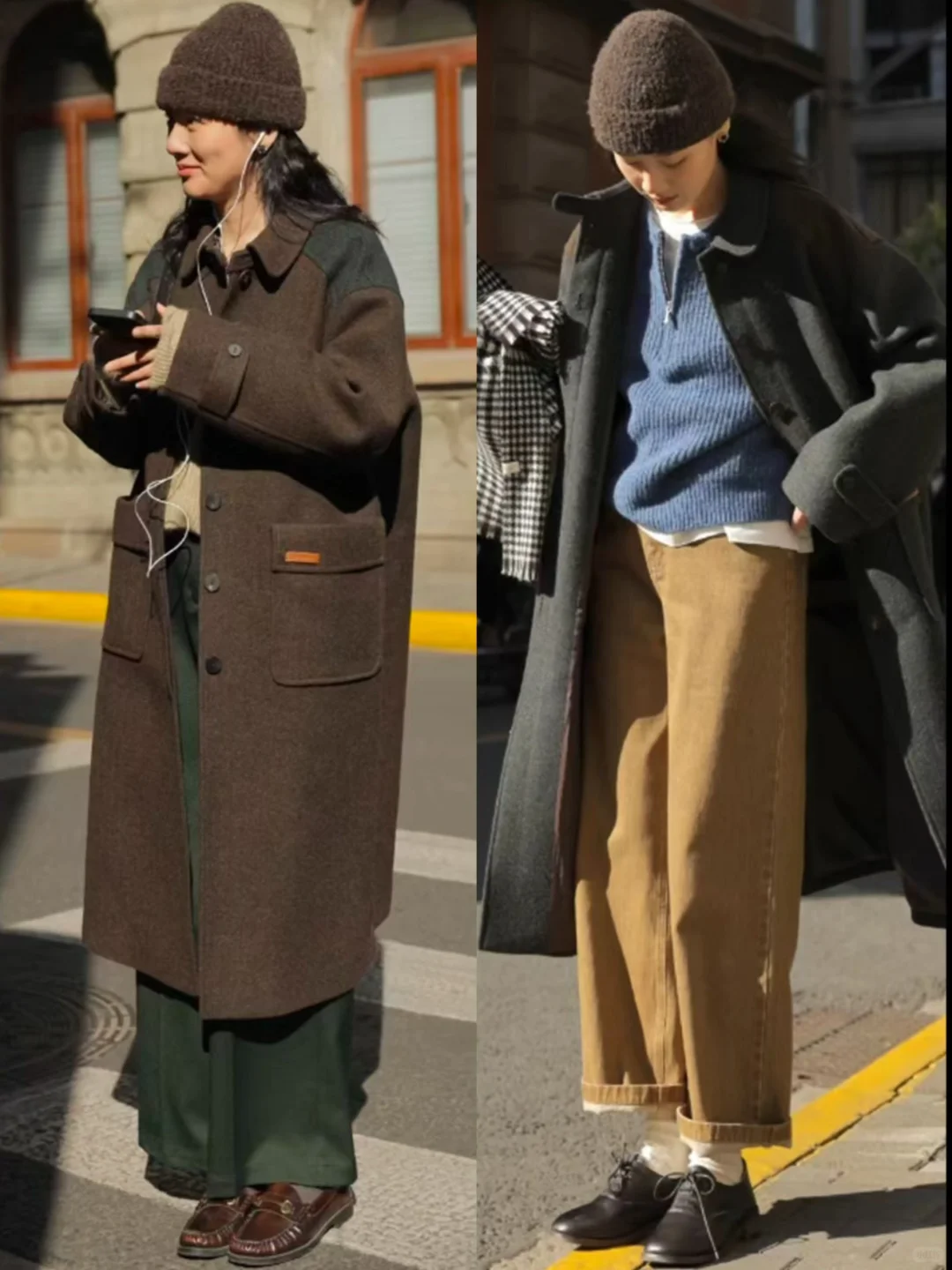 “轻文艺法式复古”☕️秋冬复古通勤叠穿指南