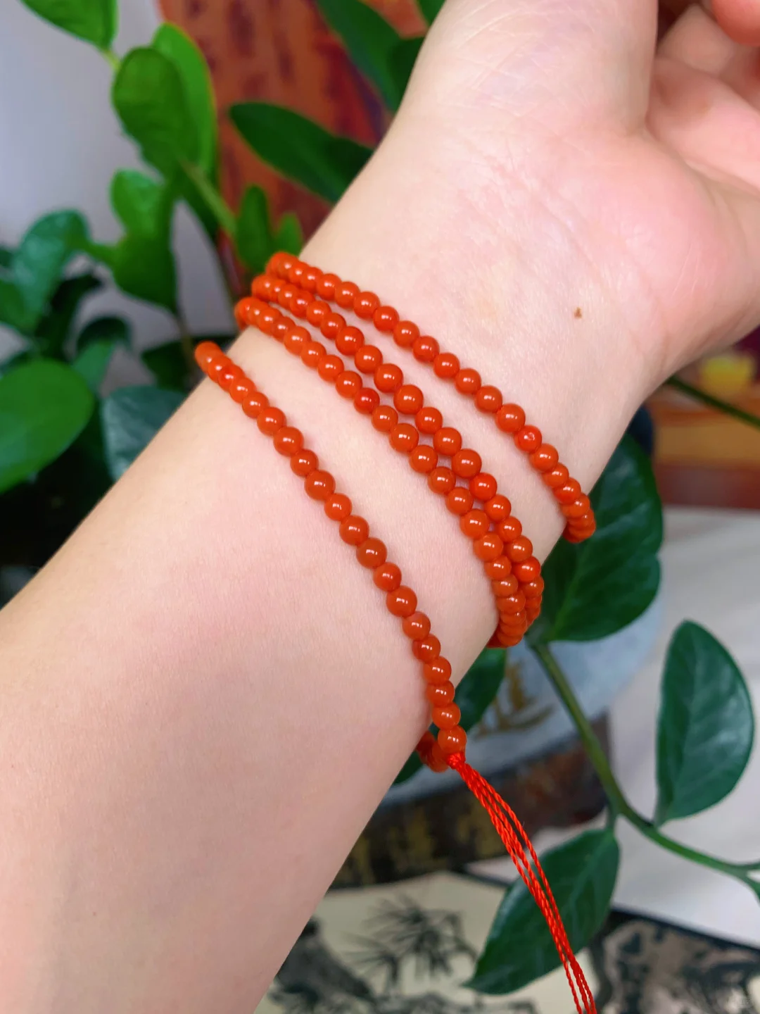 穿一串赵丽颖同款南红小米珠需要多少钱