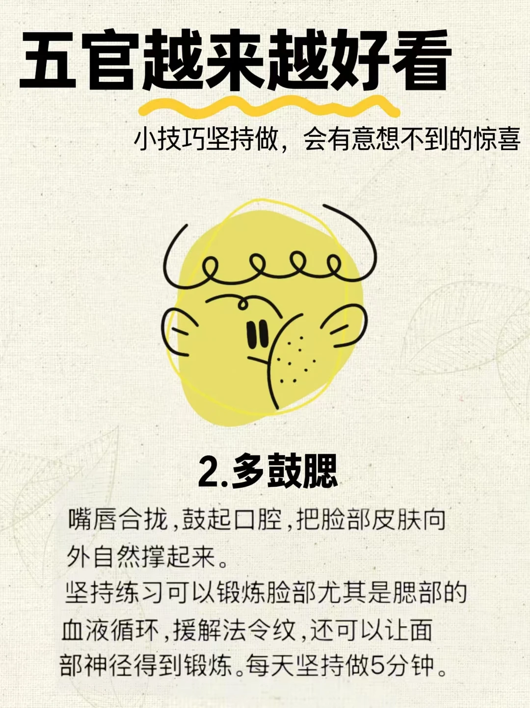 🔥五官越来越好看的原因