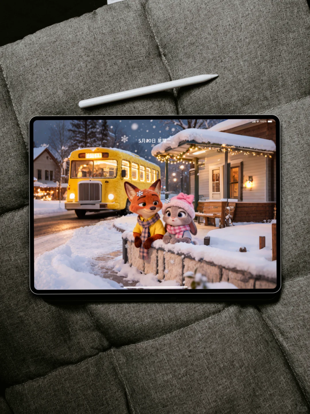 尼克朱迪毛绒冬日恋歌动态壁纸