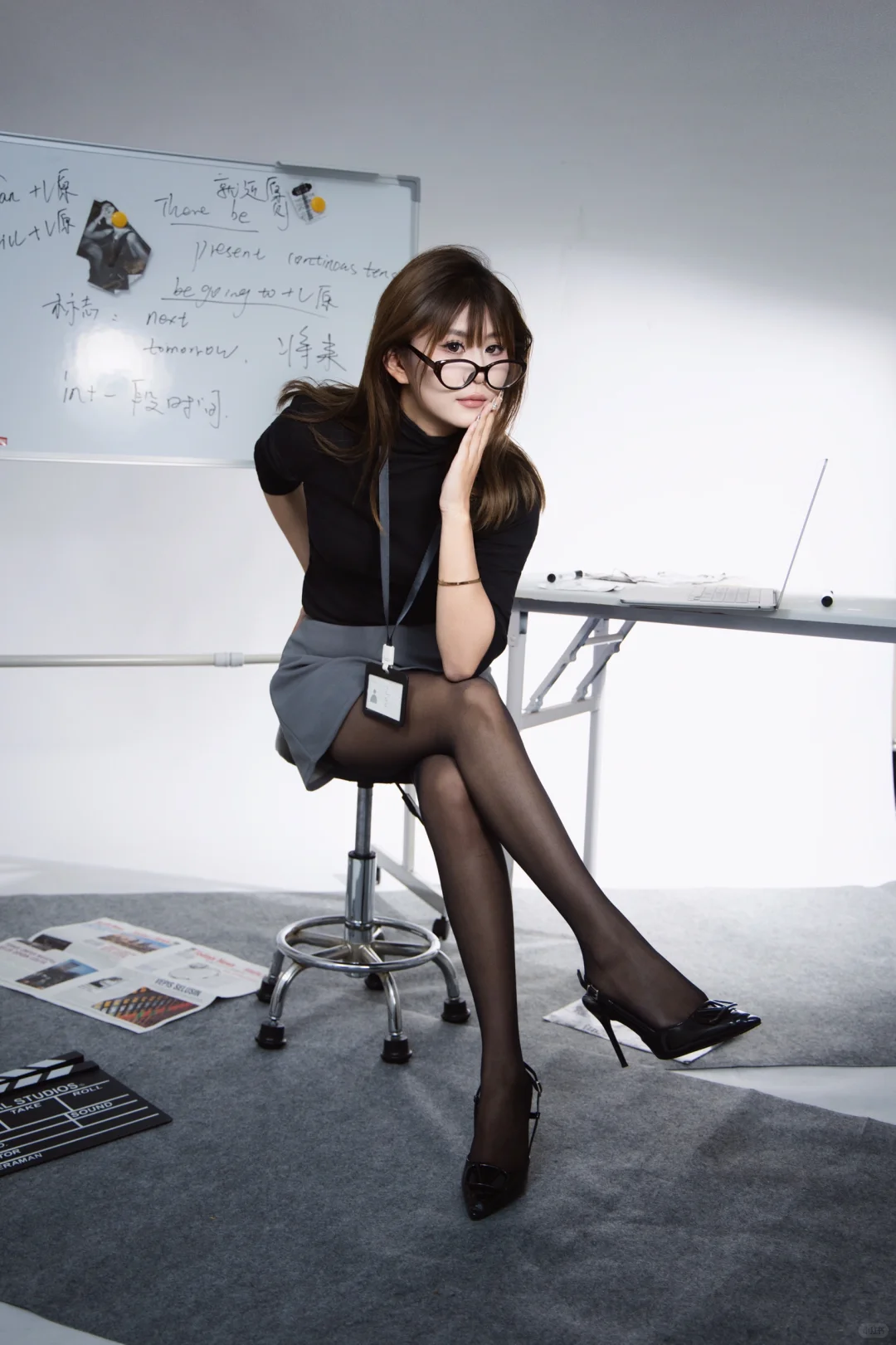 麻辣女教师开课啦👩‍🏫同学请听讲 太喜欢了