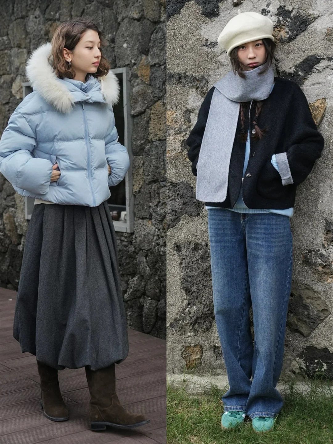 “韩女松弛感”日常复古穿搭：botanique