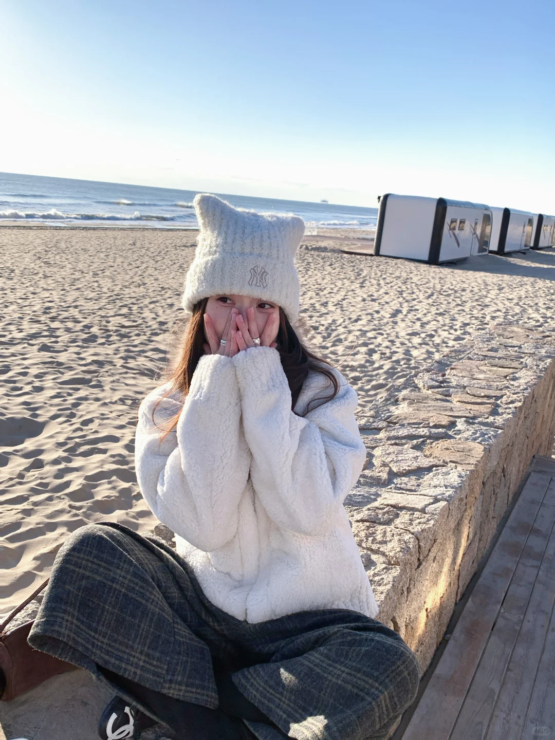 🌊冬天的海边真是好适合松弛感穿搭