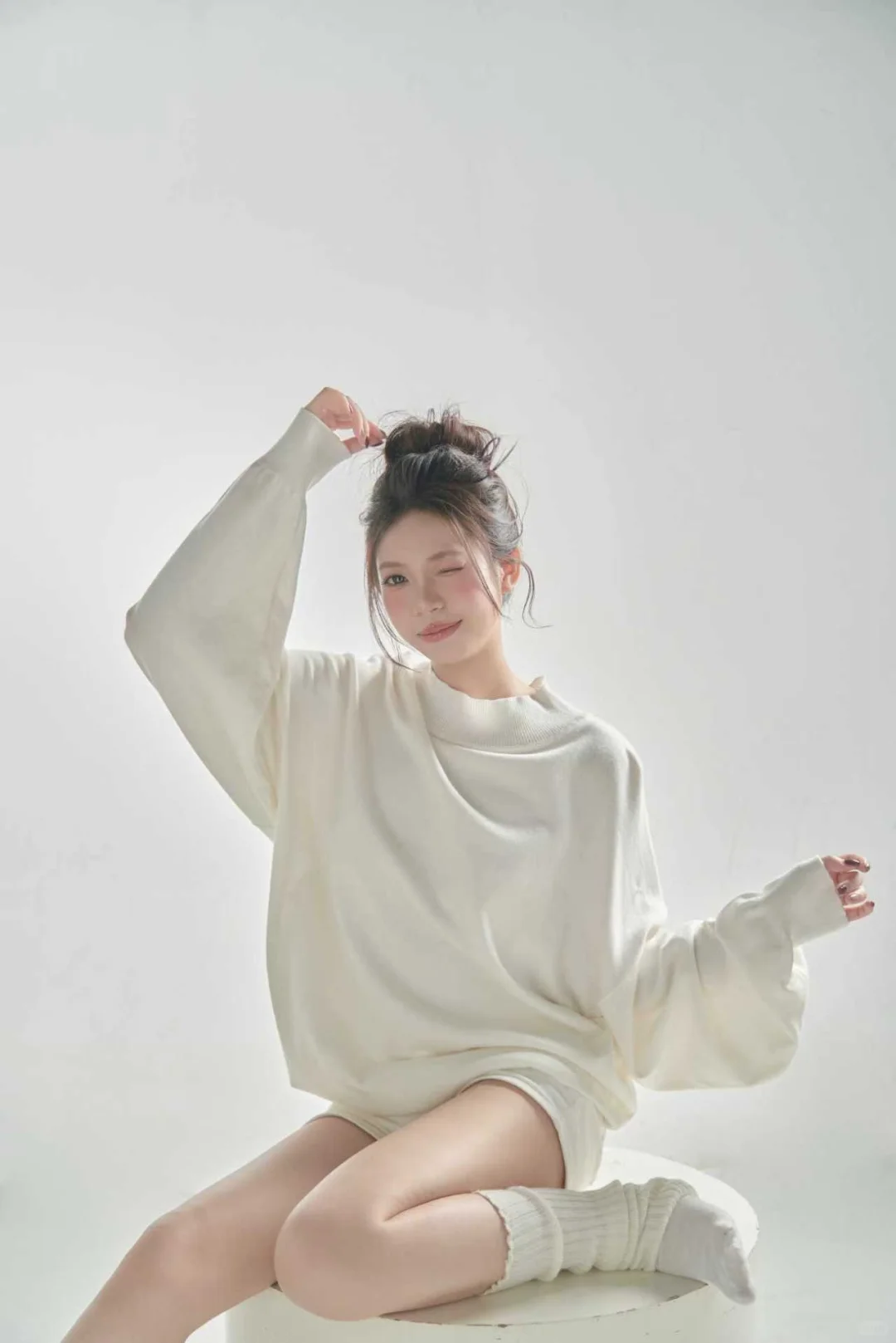 📸 模特写真日｜在纯白世界里做一天温柔本身