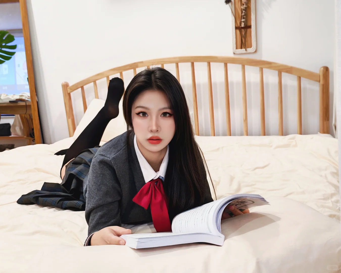 校供感JK家居风室内写真系列（性感风格）~~