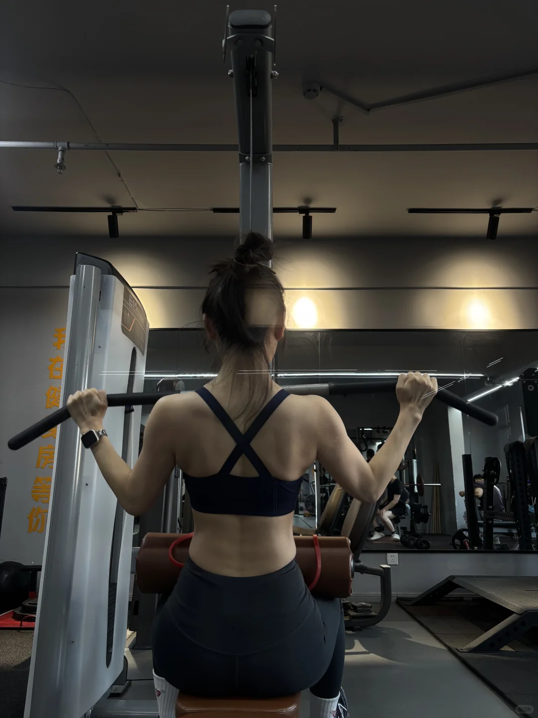 撸铁女孩👧、练背日、健身工作室、真的好爱练背