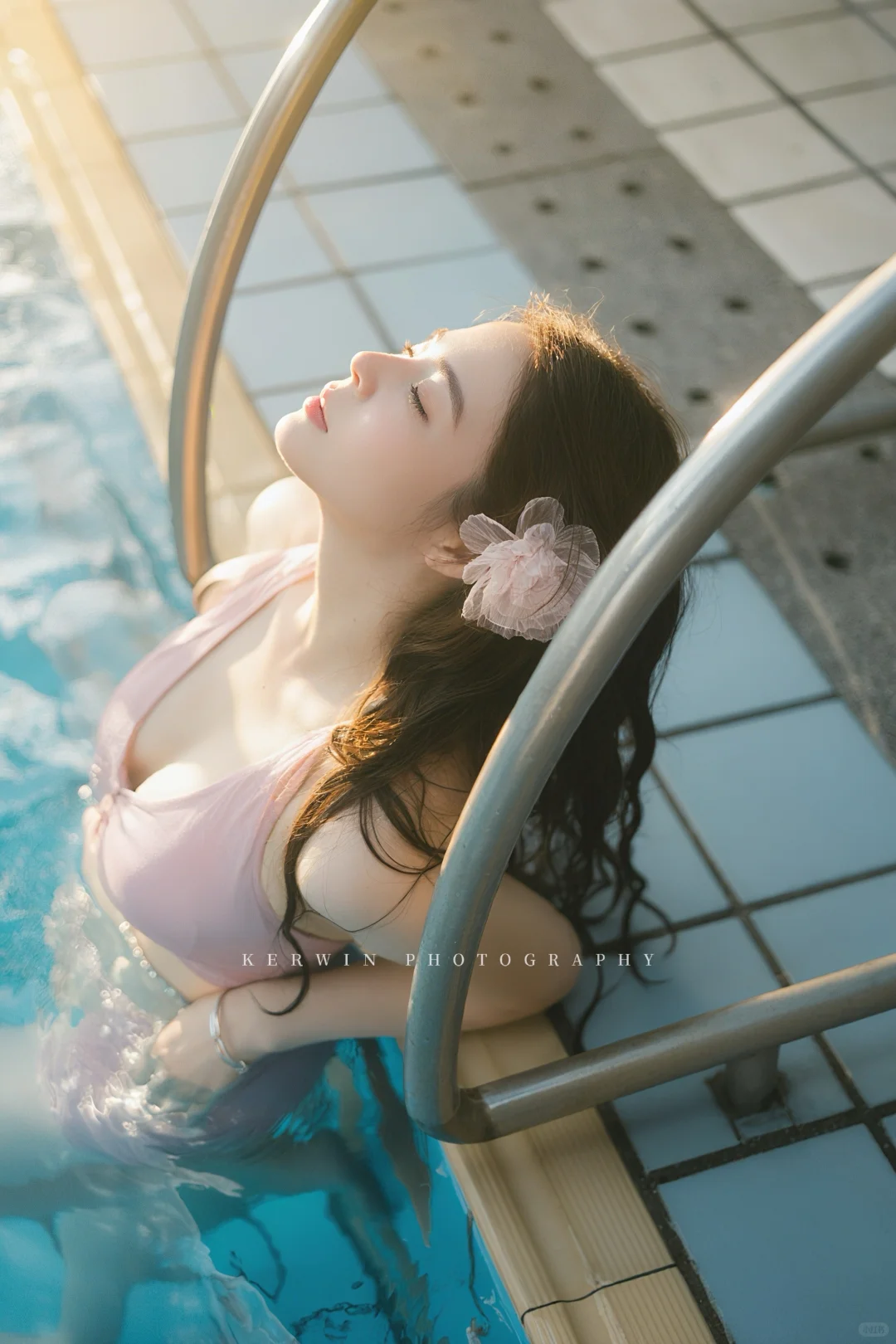 太爱这个泳池look了！💦