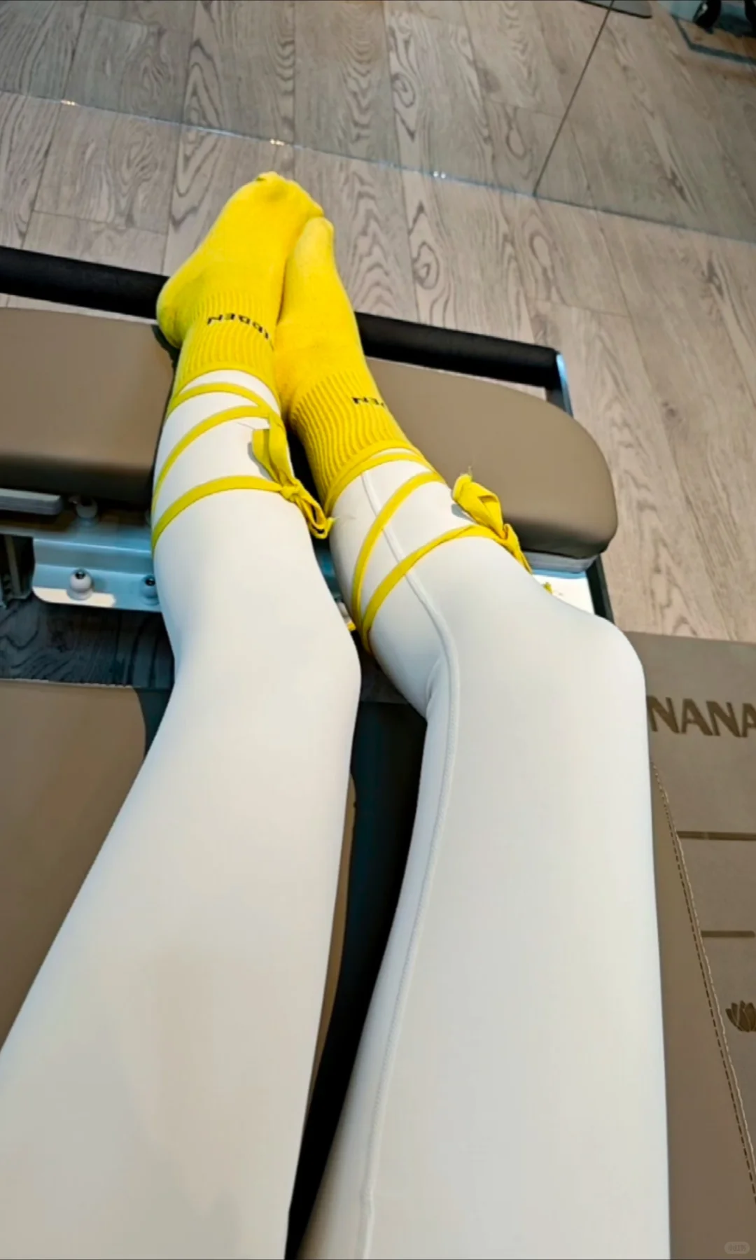 救命！白色瑜伽裤真的戳中我！