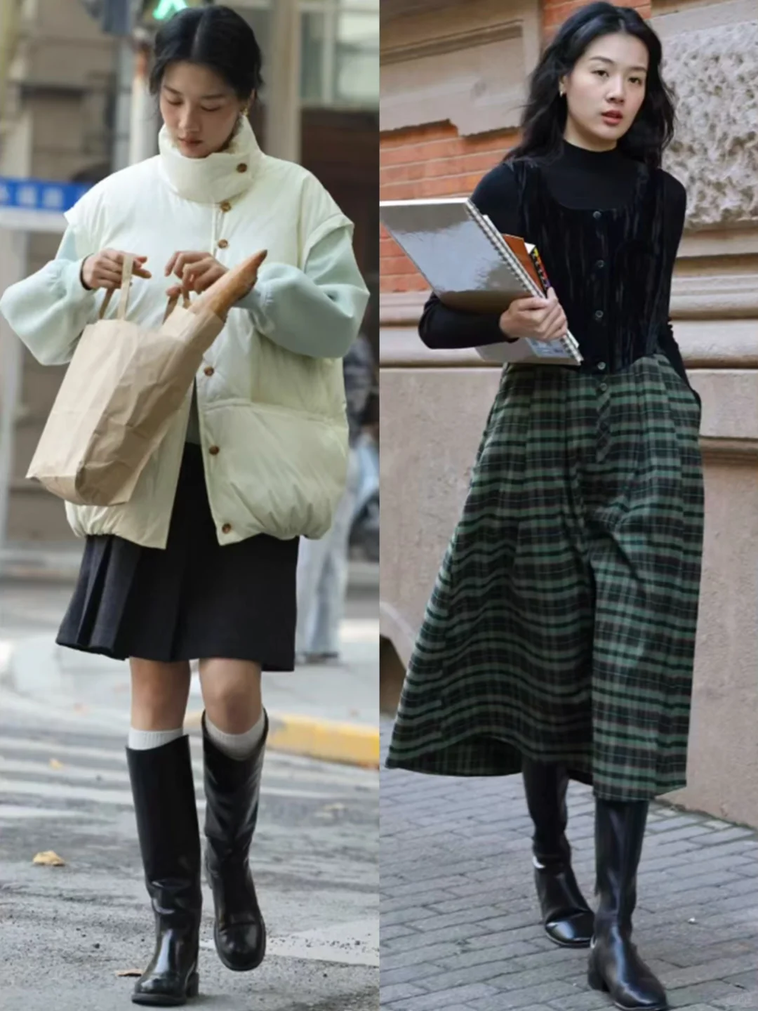 “轻文艺法式复古”☕️秋冬复古通勤叠穿指南