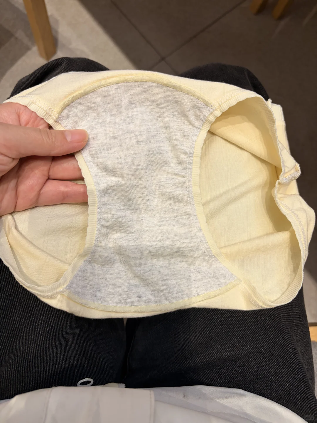 秋冬的棉内裤！有点厚度好舒服～