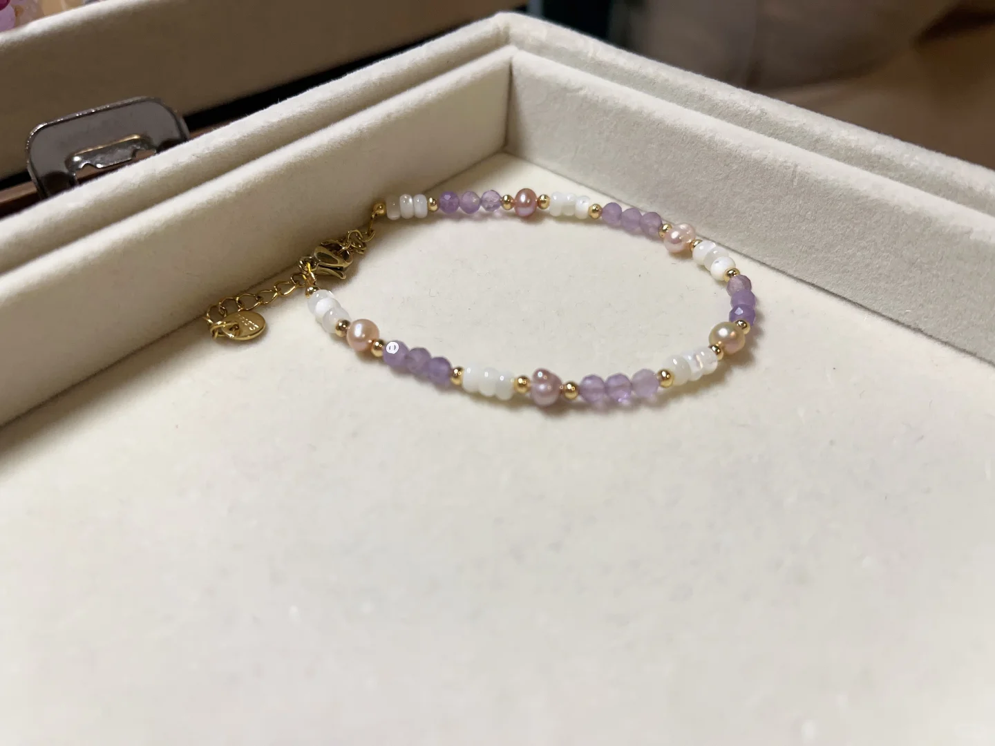 天然淡水珍珠，美得冒泡，白送一样的，谁要