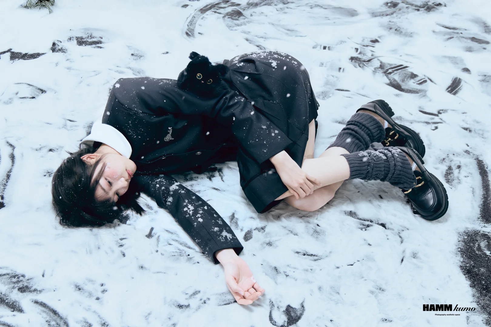 “雪地里的黑猫❄️🐈‍⬛”｜冬日写真