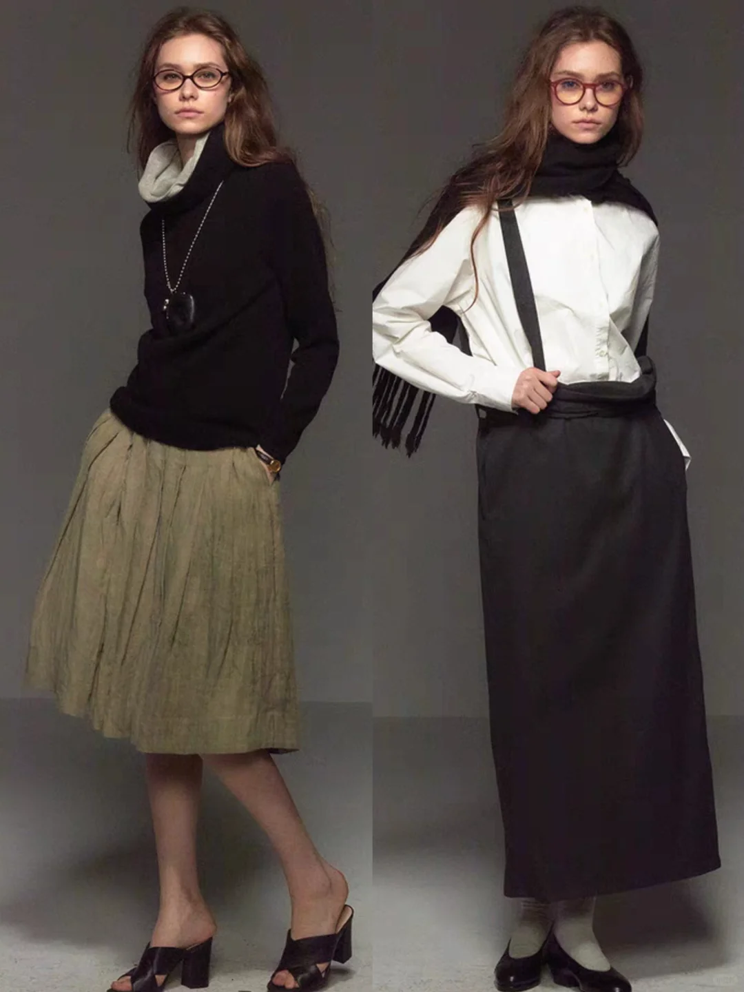 “📕复古清冷女作家”时髦高智感知识分子