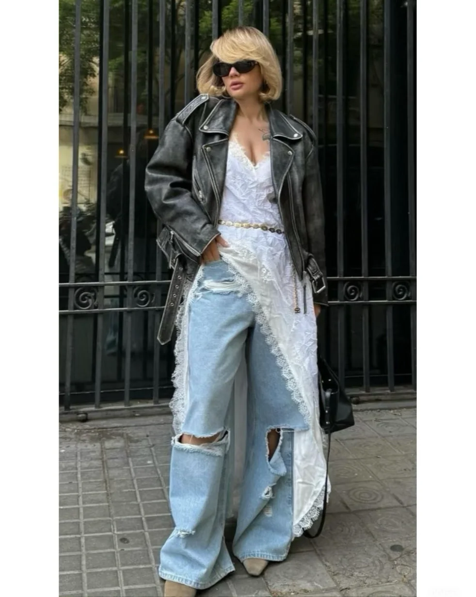 蕾丝单品叠穿-穿搭