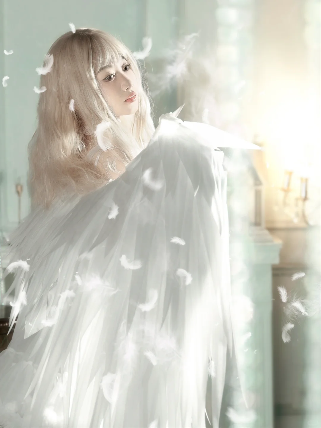 快看！！坠落人间的天使✨✨成都天使写真