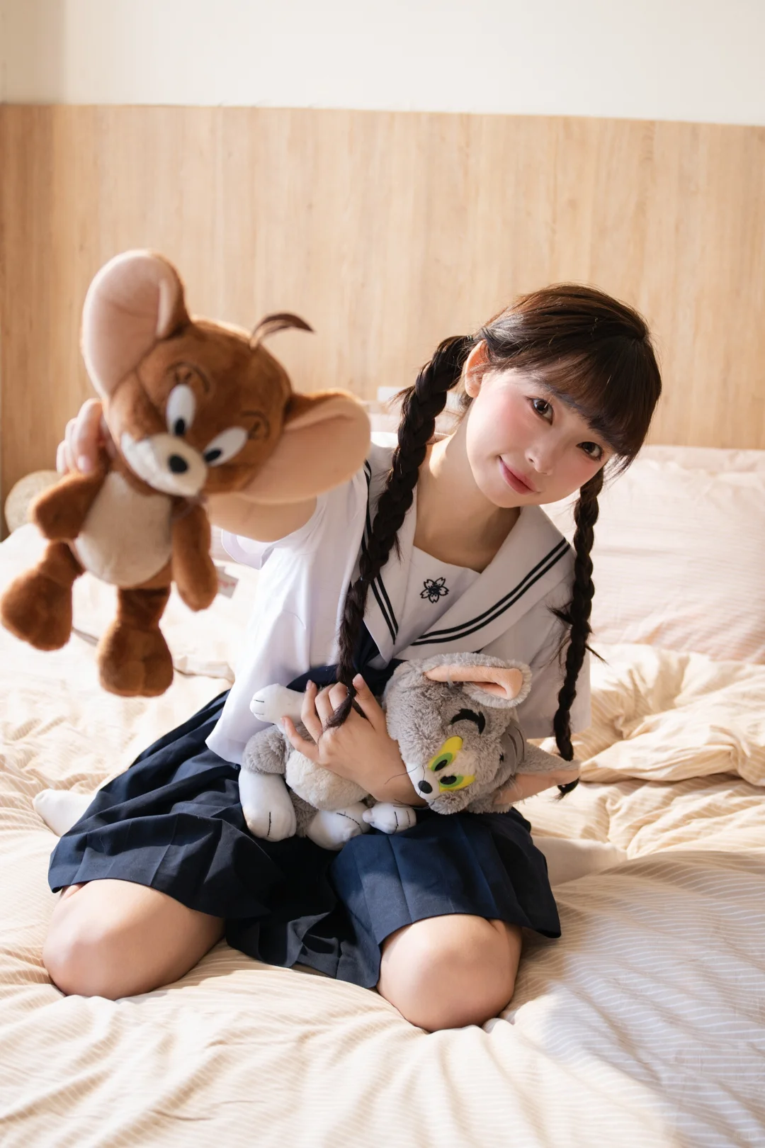 元气JK少女的民宿写真记录