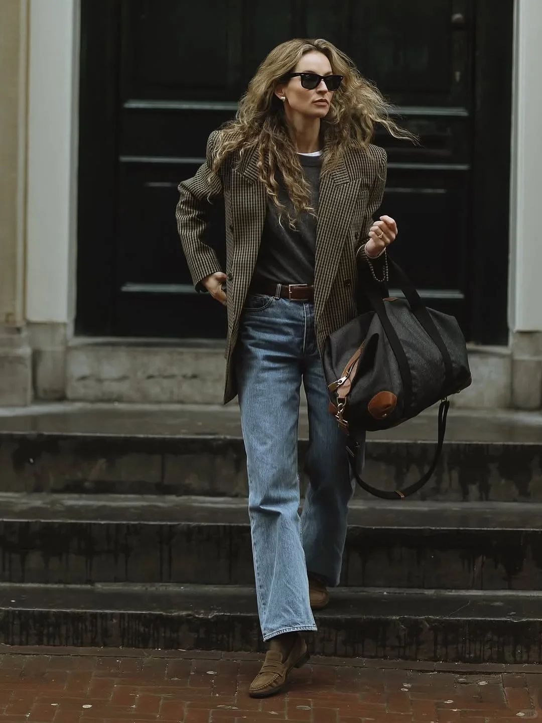 西装控必收藏-又飒又A又复古的时尚穿搭参考