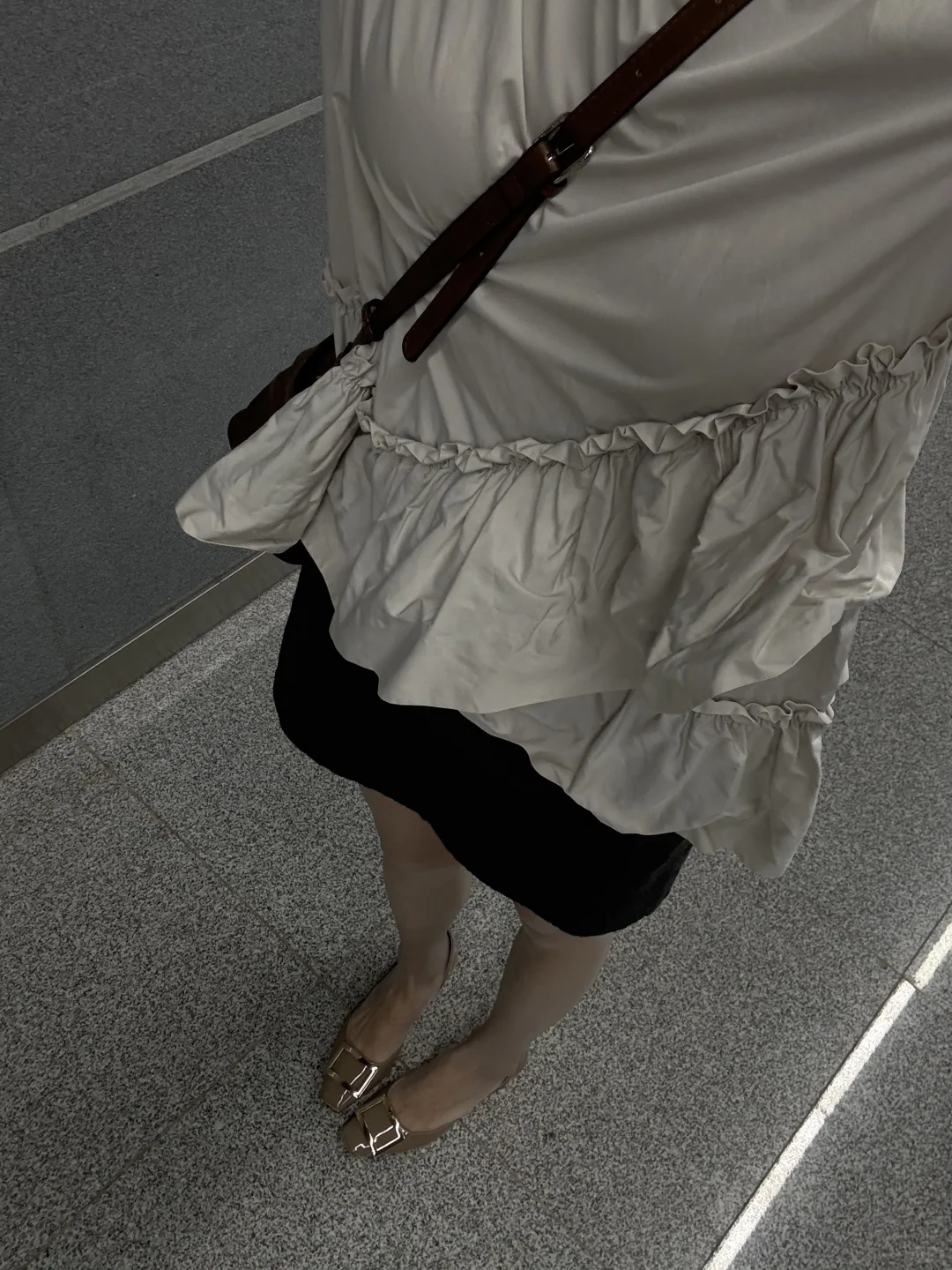 🍂秋季｜灰丝通勤ootd📷