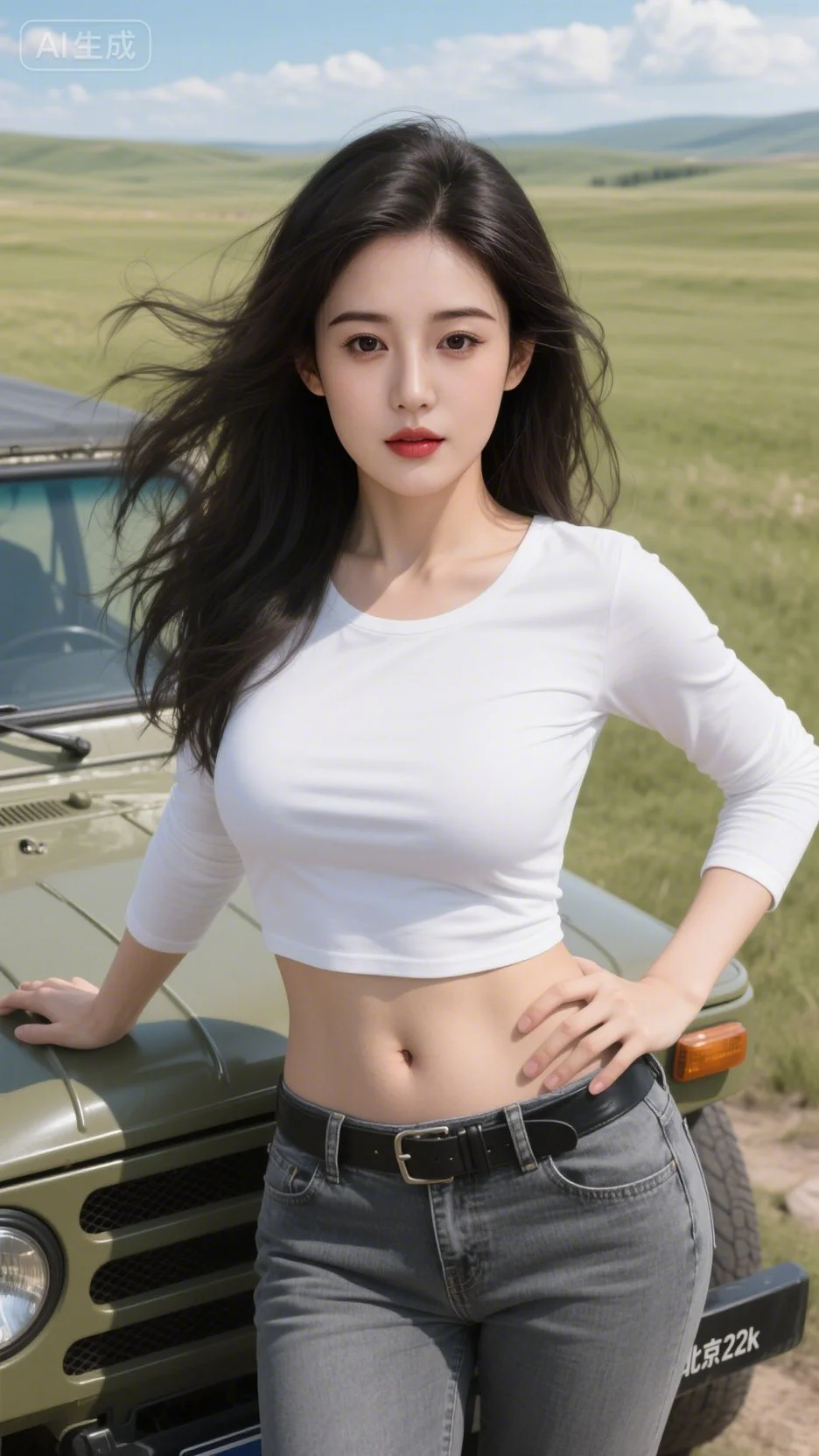 她真的好美，好有气质，好有魅力