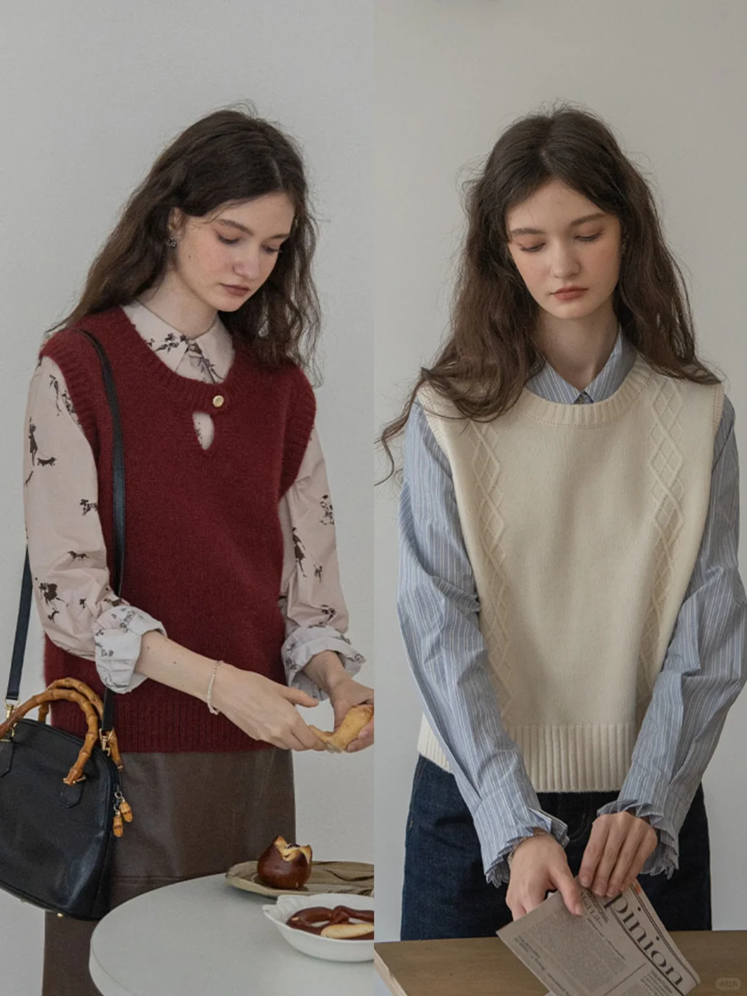 “法式复古”艺术系女生穿搭：Dailyart