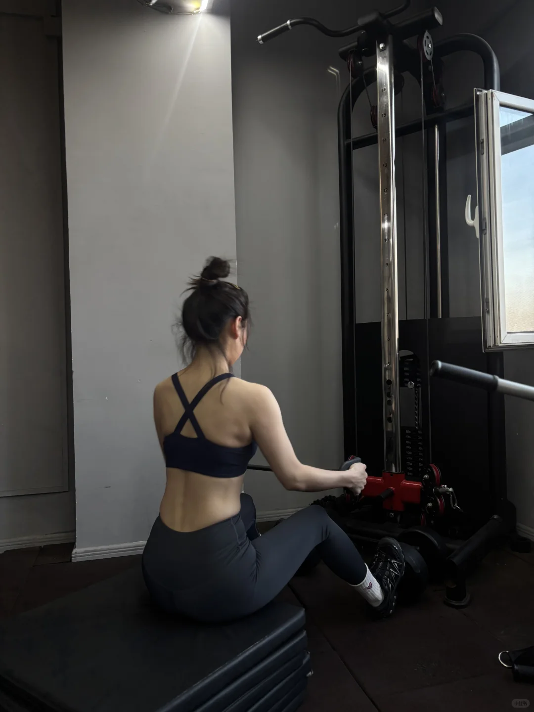 撸铁女孩👧、练背日、健身工作室、真的好爱练背