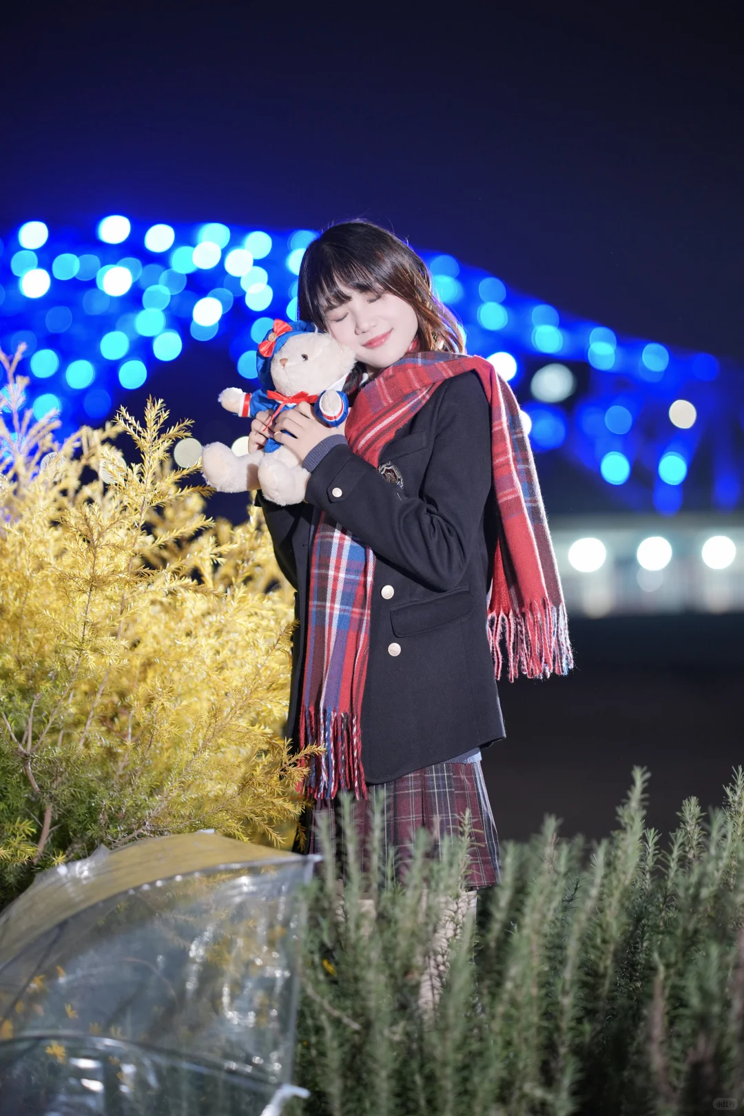 甜妹统治世界｜冬日夜景JK