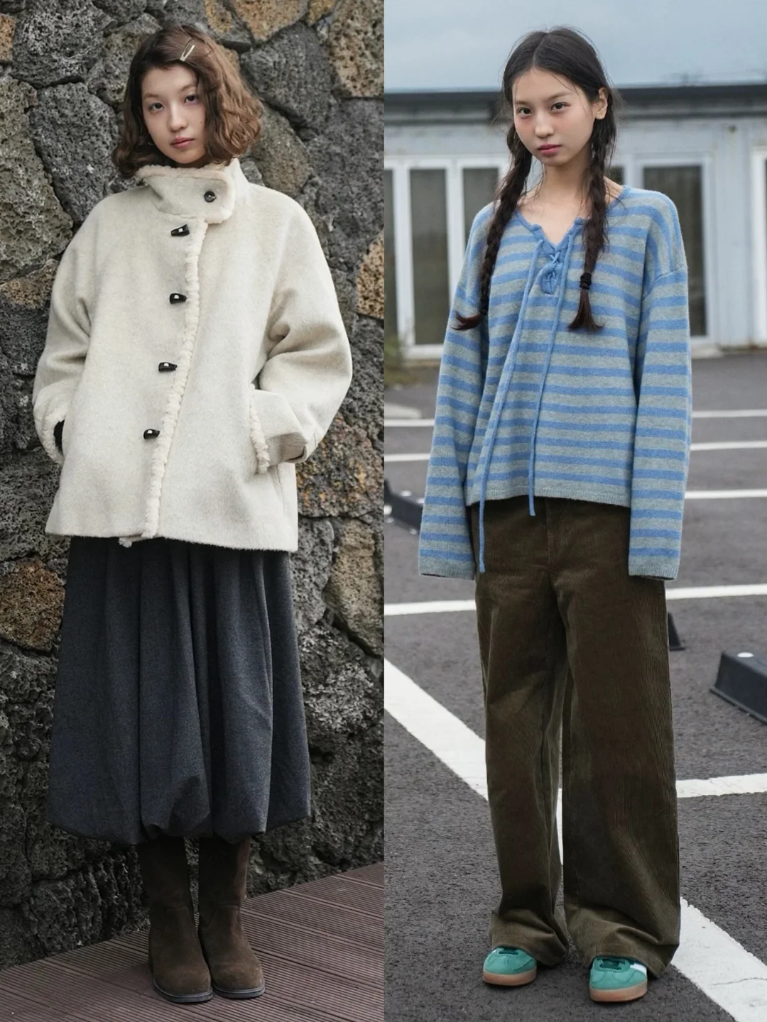 “韩女松弛感”日常复古穿搭：botanique